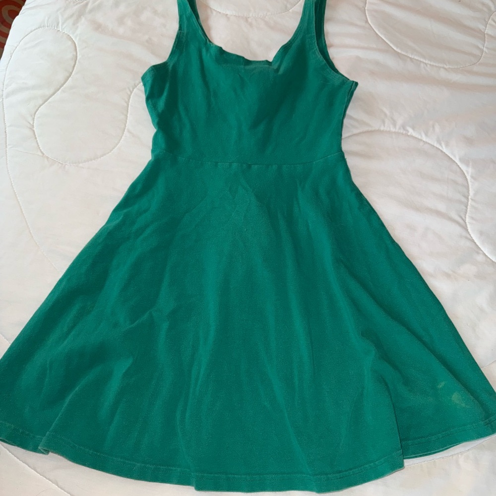 Express Green Sleeveless Dress